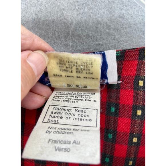 Vintage Lanz Salzburg Eileen West Flannel Nightgown Sz M Buffalo Prairie Cottage - Picture 6 of 13